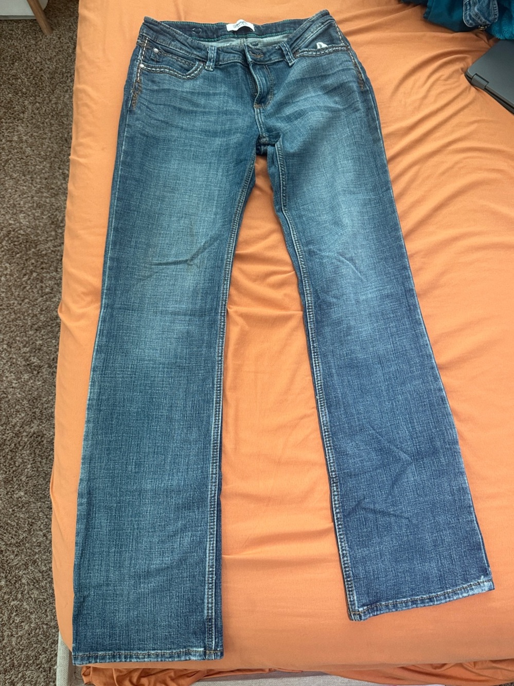 Wrangler Women's Blue Wide Leg Jeans